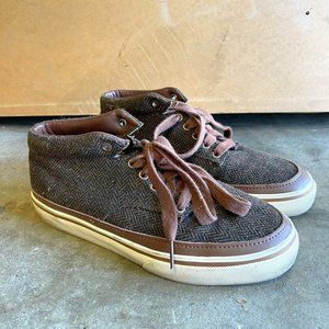 The Hundreds Brown Tweed Sneakers Skate Shoes 7 Womens